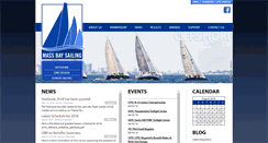 Desktop Screenshot of massbaysailing.org