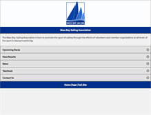 Tablet Screenshot of massbaysailing.org